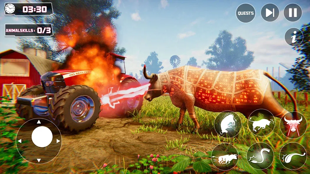 Scary Cow Simulator Rampage (Скари) МОД/Взлом [Меню, Бесконечные монеты и Открытые уровни] Screenshot 3