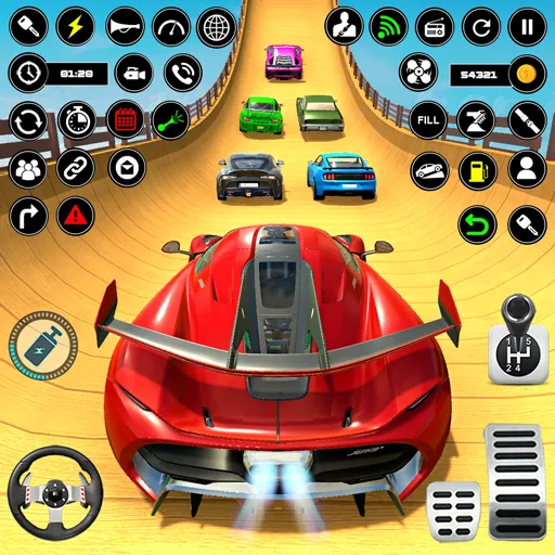 Crazy Ramp Car Stunt Master 3D (Крэйзи Рэмп Кар Стант Мастер 3Д) МОД/Взлом [Деньги, Монеты и Меню MOD] Screenshot 3