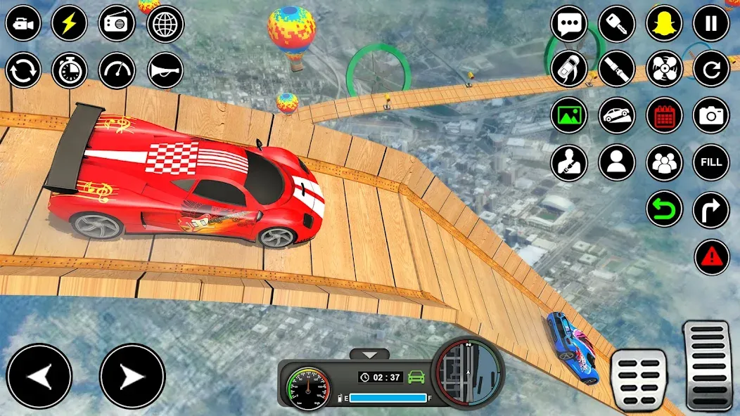 Crazy Ramp Car Stunt Master 3D (Крэйзи Рэмп Кар Стант Мастер 3Д) МОД/Взлом [Деньги, Монеты и Меню MOD] Screenshot 5