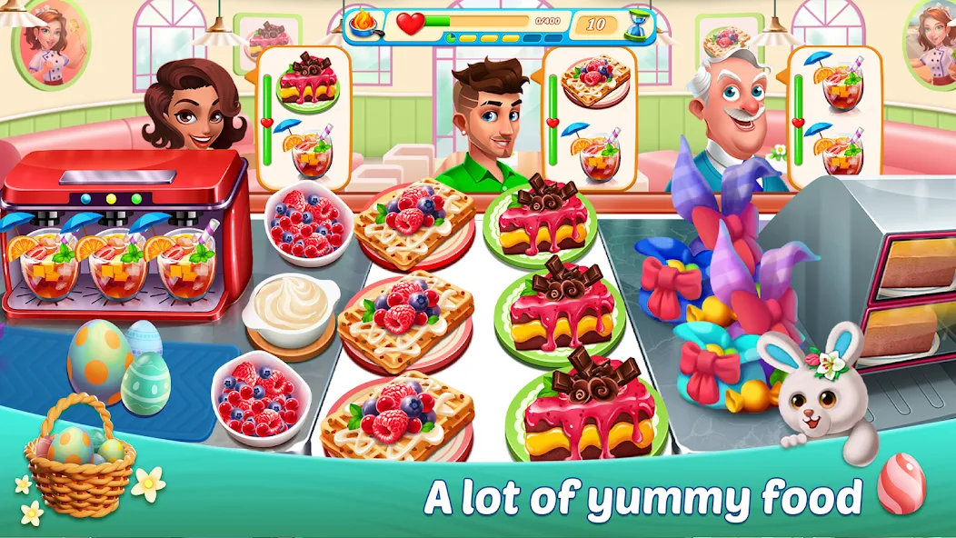 Cooking Seaside - Beach Food (Кукинг Сидсайд) МОД/Взлом [Бесконечные деньги, Монеты и Мега MOD] Screenshot 4