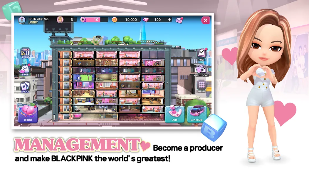 BLACKPINK THE GAME (БЛЭКПИНК ЗЕ ГЕЙМ) МОД/Взлом [Много денег, Монет и Все открыто] Screenshot 3