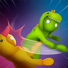 Скачать Взломанная Gang Battle Party: Animals 3D на Андроид (Много денег и без рекламы)