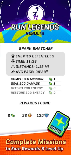 Run Legends: Make fitness fun! (Ран легенды) МОД/Взлом [Много денег, Монет и Все открыто] Screenshot 3