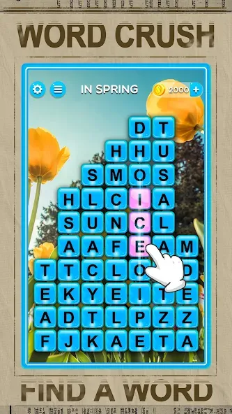 Word Crush - Fun Puzzle Game (Уорд Краш) МОД/Взлом [Много монет, Открытые уровни и Мега MOD] Screenshot 4