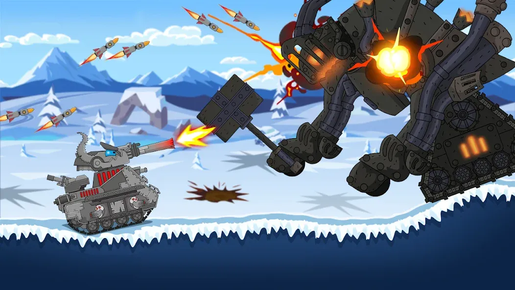 Tank Combat: War Battle (Танковый бой) МОД/Взлом [Бесконечные деньги, Монеты и Мега MOD] Screenshot 5