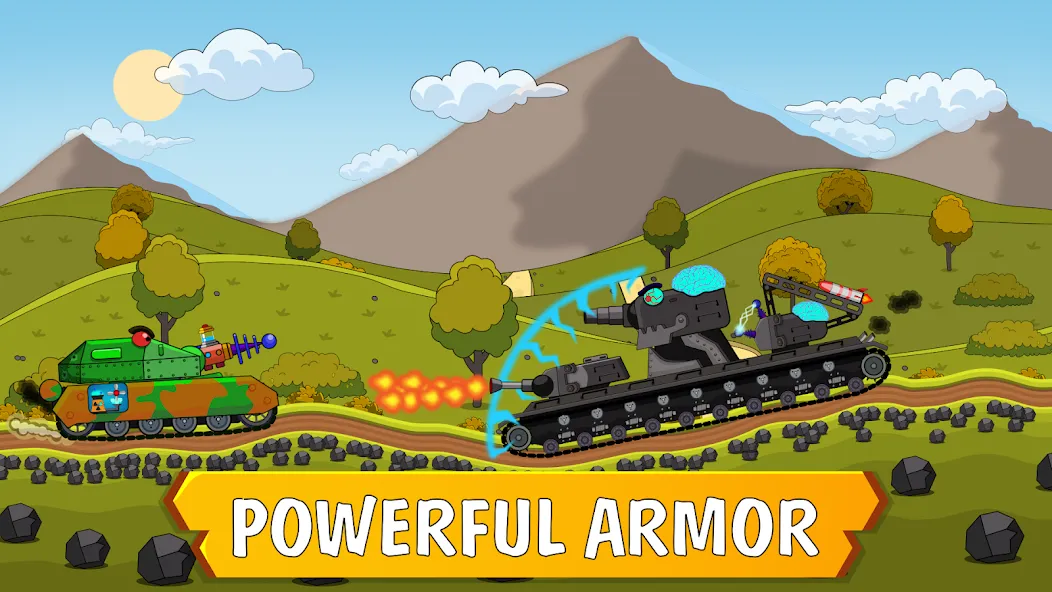 TankCraft – War Tank Battles (ТанкКрафт) МОД/Взлом [Меню, Бесконечные монеты и Открытые уровни] Screenshot 2