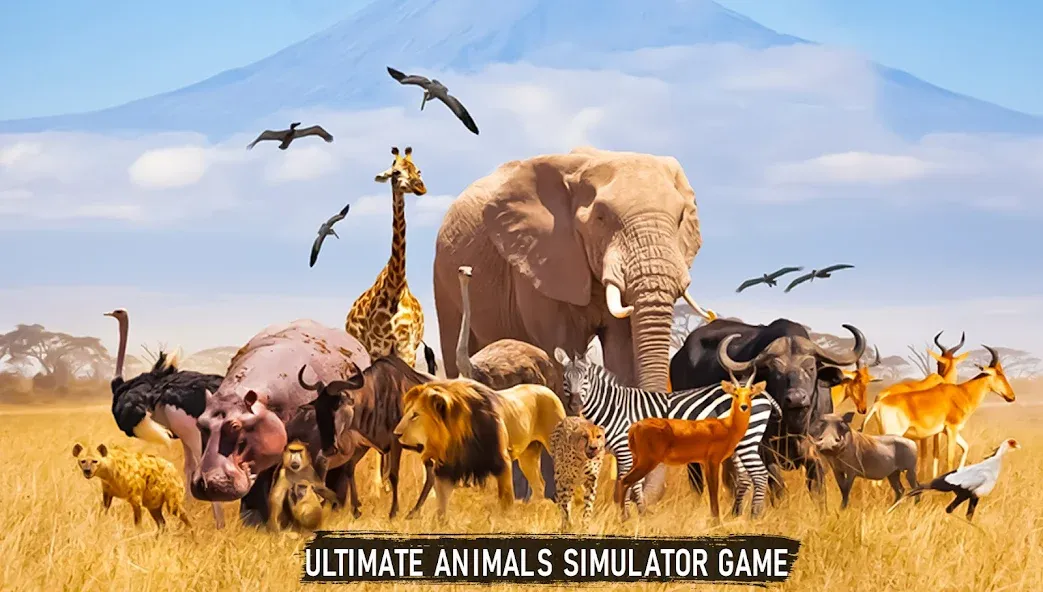 Savanna Safari: Land of Beasts (Саванна игра выживания животных) МОД/Взлом [Деньги, Монеты и Меню MOD] Screenshot 5