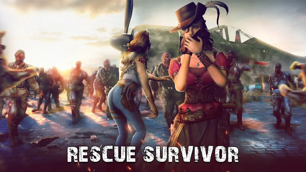 Dead Empire: Zombie War (Дед Эмпайр) МОД/Взлом [Много монет, Открытые уровни и Мега MOD] Screenshot 4