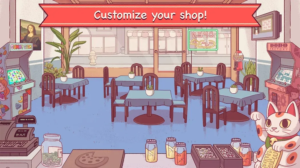 Good Pizza, Great Pizza МОД/Взлом [Деньги, Монеты и Меню MOD] Screenshot 4