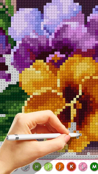 Cross Stitch Masters МОД/Взлом [Много денег, Монет и Все открыто] Screenshot 5