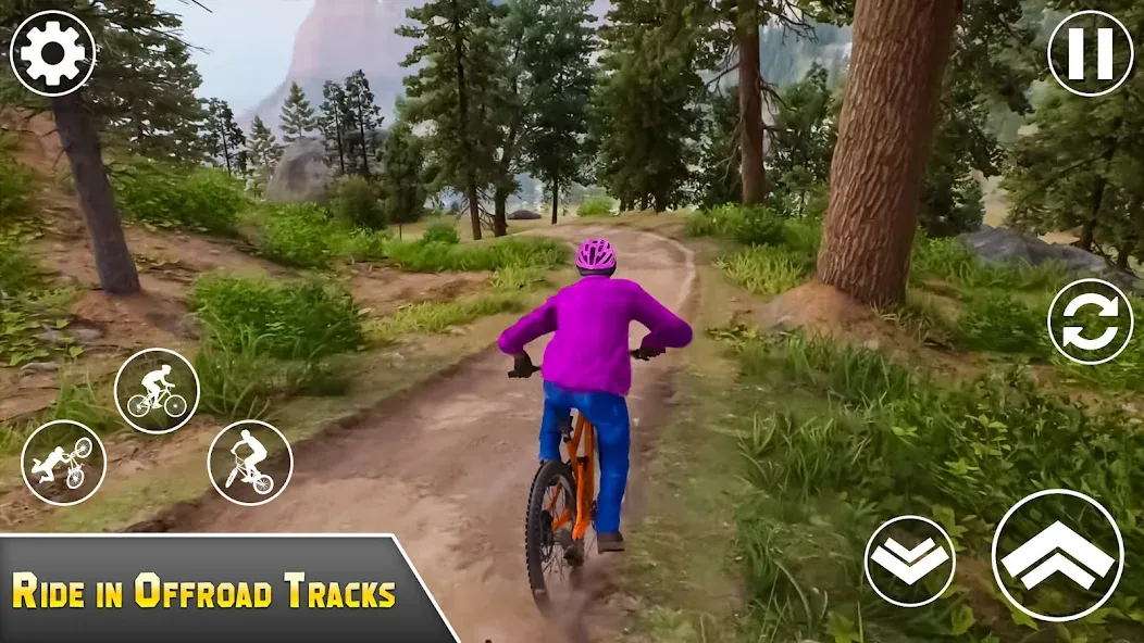 BMX Bicycle Games Offroad Bike МОД/Взлом [Бесконечные деньги, Монеты и Мега MOD] Screenshot 2