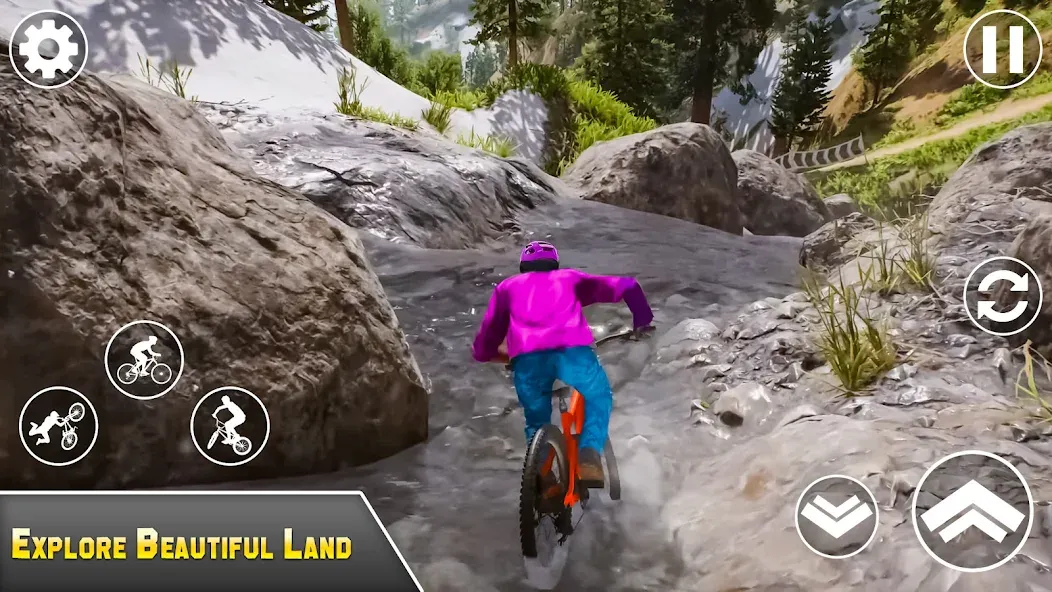 BMX Bicycle Games Offroad Bike МОД/Взлом [Бесконечные деньги, Монеты и Мега MOD] Screenshot 5