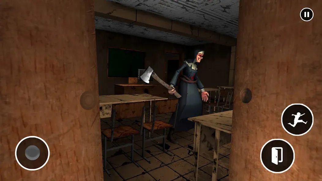 Scary Nun Horror School Escape МОД/Взлом [Меню, Бесконечные монеты и Открытые уровни] Screenshot 5