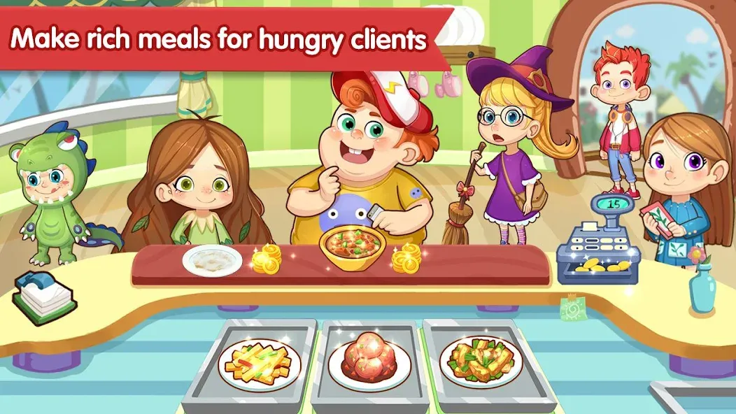 Happy Kitchen World МОД/Взлом [Бесконечные деньги, Монеты и Мега MOD] Screenshot 4