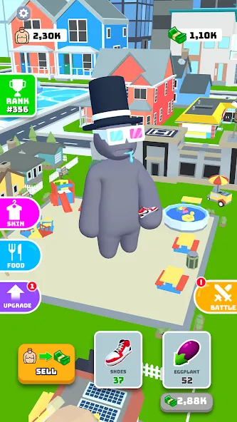 Eating Hero: Clicker Food Game (Итинг Хиро) МОД/Взлом [Деньги, Монеты и Меню MOD] Screenshot 5