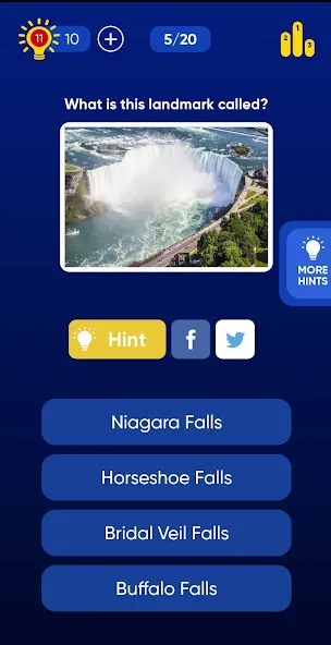 Geo Quiz: World Geo Trivia (Джио Квиз) МОД/Взлом [Деньги, Монеты и Меню MOD] Screenshot 3