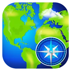 Скачать Взломанная Geo Quiz: World Geo Trivia на андроид (Все подсказки и уровни открыты)