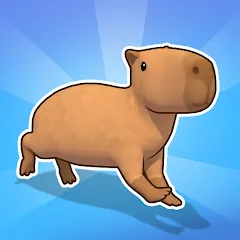 Скачать Capybara Rush взлом на много денег и без рекламы на телефон Андроид