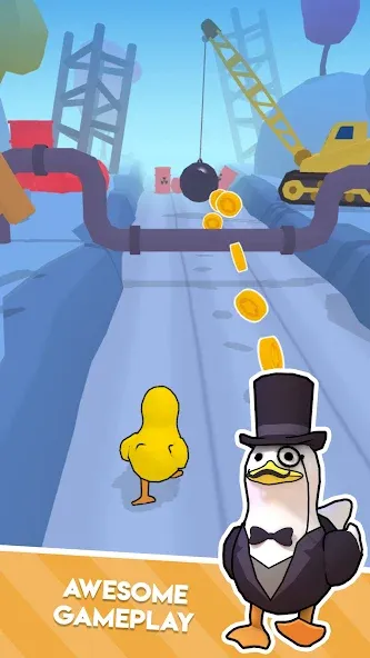 Duck On The Run (Дак он зе Ран) МОД/Взлом [Деньги, Монеты и Меню MOD] Screenshot 2