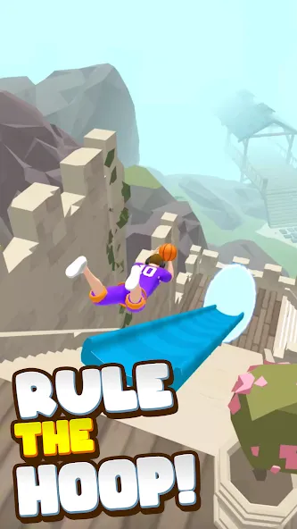 Hoop World: Flip Dunk Game 3D (Хуп Ворлд) МОД/Взлом [Много монет, Открытые уровни и Мега MOD] Screenshot 3