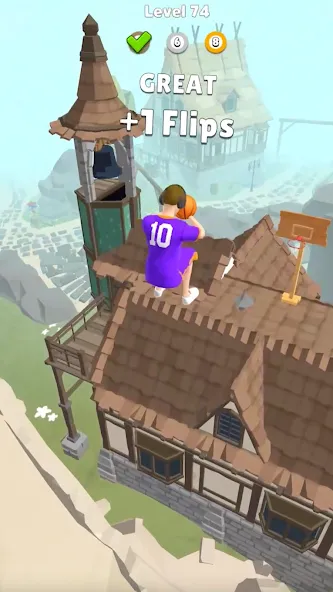 Hoop World: Flip Dunk Game 3D (Хуп Ворлд) МОД/Взлом [Много монет, Открытые уровни и Мега MOD] Screenshot 4