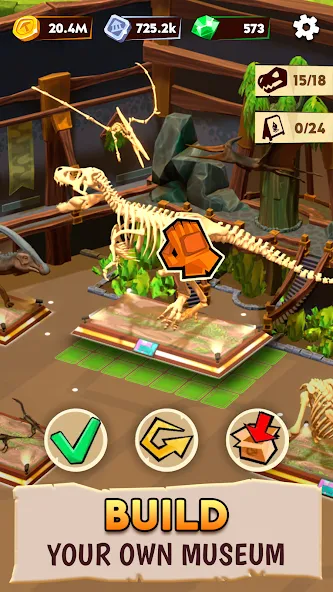 Dino Quest 2: Dinosaur Fossil (Дино Квест 2) МОД/Взлом [Все открыто, Дополнительные деньги и Меню MOD] Screenshot 2