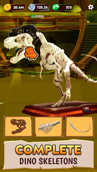 Dino Quest 2: Dinosaur Fossil (Дино Квест 2) МОД/Взлом [Все открыто, Дополнительные деньги и Меню MOD] Screenshot 3