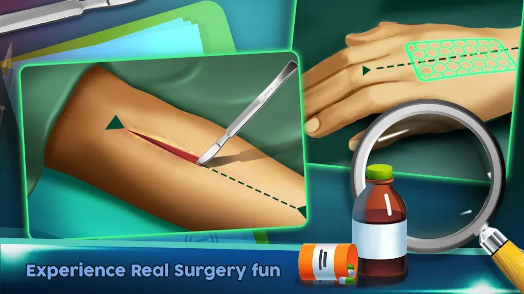 Surgery Doctor Simulator Games МОД/Взлом [Все открыто, Дополнительные деньги и Меню MOD] Screenshot 3