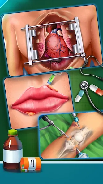 Surgery Doctor Simulator Games МОД/Взлом [Все открыто, Дополнительные деньги и Меню MOD] Screenshot 4