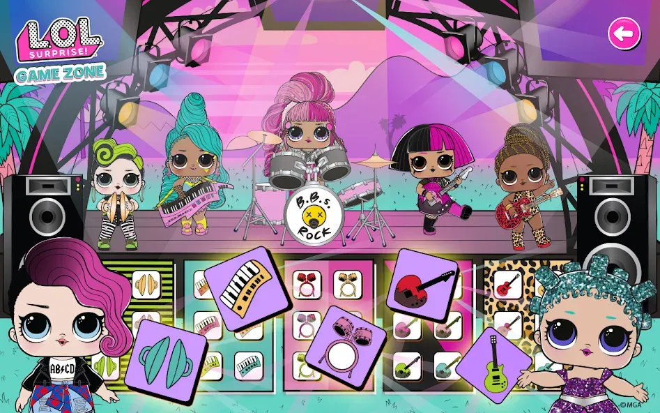 L.O.L. Surprise! Game Zone МОД/Взлом [Меню, Бесконечные монеты и Открытые уровни] Screenshot 5