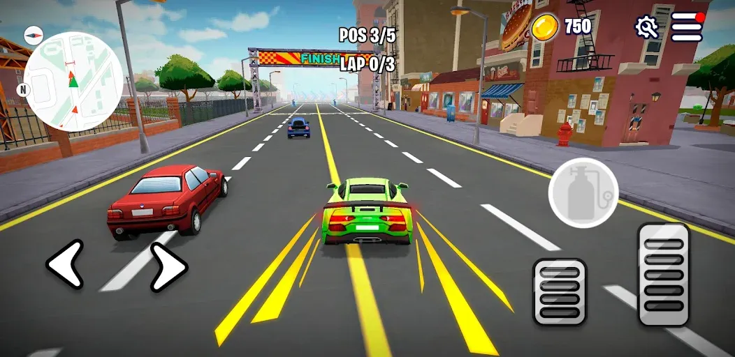 Rumble Racing: Car Drifting (Рамбл Рейсерс) МОД/Взлом [Много денег, Монет и Все открыто] Screenshot 1
