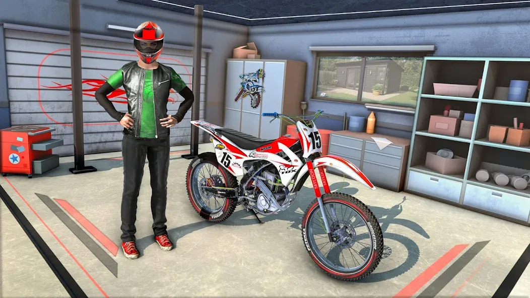 Bike Stunt Race Tricks Master МОД/Взлом [Много монет, Открытые уровни и Мега MOD] Screenshot 2