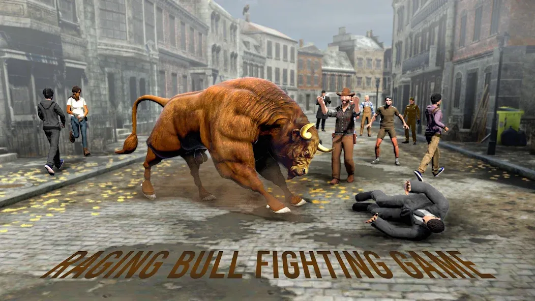 Bull Fighting Game: Bull Games МОД/Взлом [Меню, Бесконечные монеты и Открытые уровни] Screenshot 1