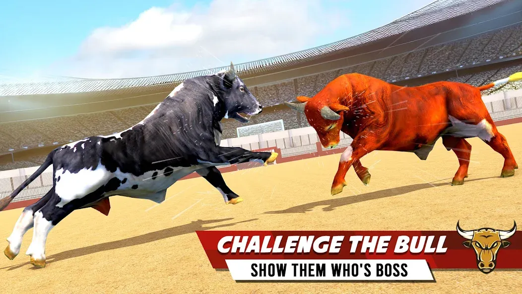 Bull Fighting Game: Bull Games МОД/Взлом [Меню, Бесконечные монеты и Открытые уровни] Screenshot 2