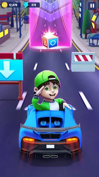 Mini Car Runner - Racing Games (Мини Кар Раннер) МОД/Взлом [Много монет, Открытые уровни и Мега MOD] Screenshot 2