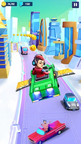 Mini Car Runner - Racing Games (Мини Кар Раннер) МОД/Взлом [Много монет, Открытые уровни и Мега MOD] Screenshot 3