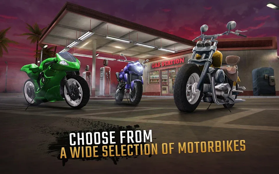 Moto Rider GO: Highway Traffic (Мото Райдер ГО) МОД/Взлом [Меню, Бесконечные монеты и Открытые уровни] Screenshot 2