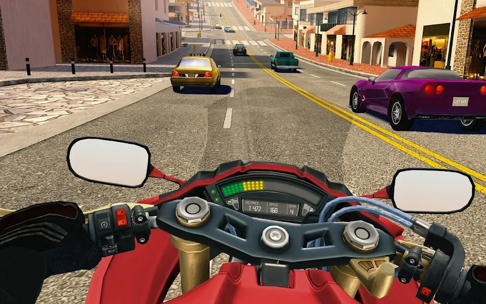 Moto Rider GO: Highway Traffic (Мото Райдер ГО) МОД/Взлом [Меню, Бесконечные монеты и Открытые уровни] Screenshot 3