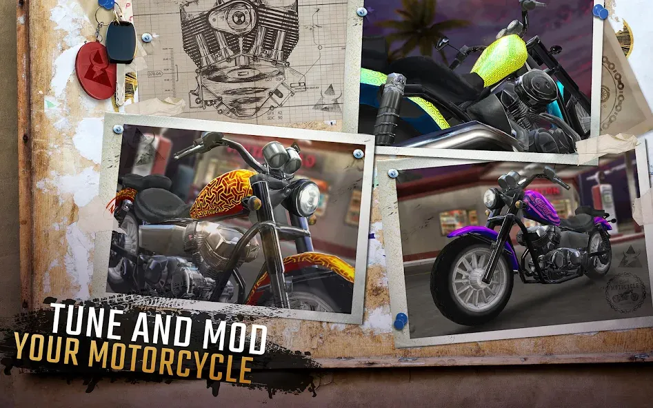 Moto Rider GO: Highway Traffic (Мото Райдер ГО) МОД/Взлом [Меню, Бесконечные монеты и Открытые уровни] Screenshot 4