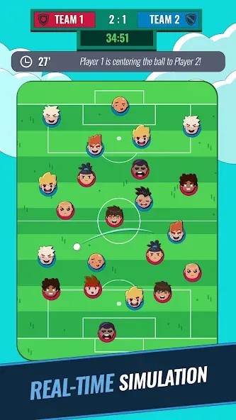 Merge Football Manager: Soccer (Мерж Футбол Менеджер) МОД/Взлом [Деньги, Монеты и Меню MOD] Screenshot 1