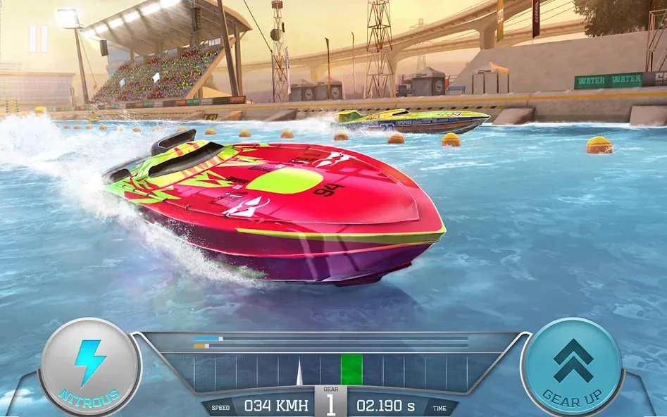 TopBoat: Racing Boat Simulator (Топ Боат) МОД/Взлом [Много монет, Открытые уровни и Мега MOD] Screenshot 5
