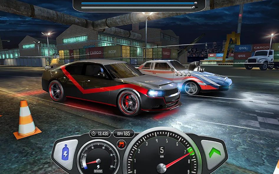 TopSpeed: Drag & Fast Racing (Топ Спид) МОД/Взлом [Бесконечные деньги, Монеты и Мега MOD] Screenshot 1