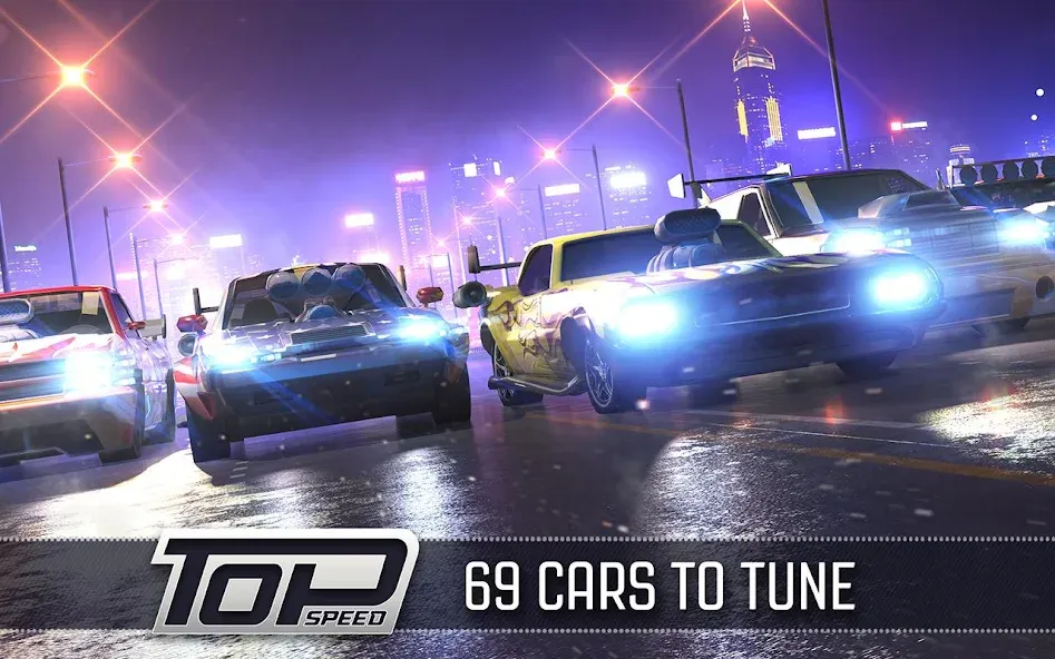 TopSpeed: Drag & Fast Racing (Топ Спид) МОД/Взлом [Бесконечные деньги, Монеты и Мега MOD] Screenshot 5