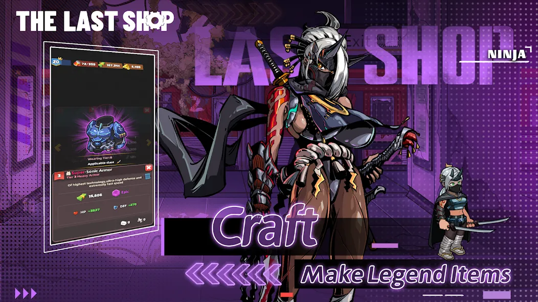 The Last Shop - Craft & Trade (Зе Ласт Шоп) МОД/Взлом [Меню, Бесконечные монеты и Открытые уровни] Screenshot 5