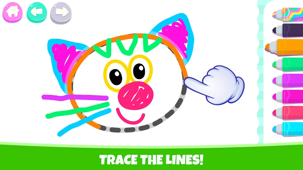 Drawing for kids! Toddler draw МОД/Взлом [Много денег, Монет и Все открыто] Screenshot 2