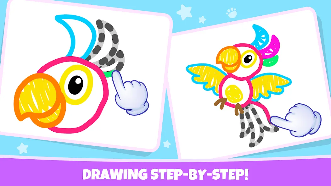 Drawing for kids! Toddler draw МОД/Взлом [Много денег, Монет и Все открыто] Screenshot 3