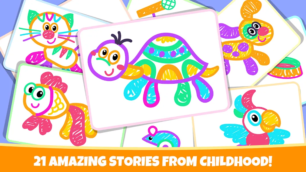 Drawing for kids! Toddler draw МОД/Взлом [Много денег, Монет и Все открыто] Screenshot 5