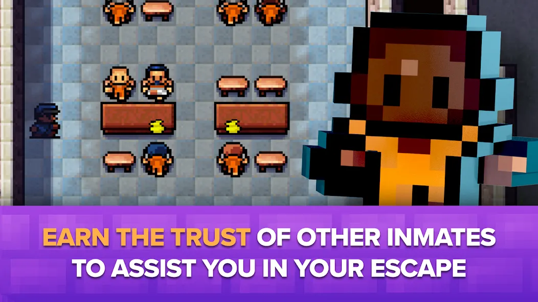 The Escapists: Prison Escape – (Зе Эскейпистс) МОД/Взлом [Бесконечные деньги, Монеты и Мега MOD] Screenshot 4