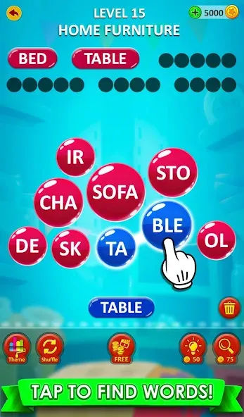 Word Game 2024 - Word Connect (Ворд Гейм 2023) МОД/Взлом [Много денег, Монет и Все открыто] Screenshot 4