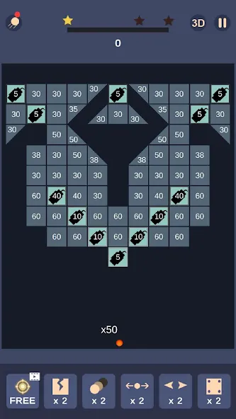 Bricks and Balls-Brick Crusher (Брикс энд Болс) МОД/Взлом [Деньги, Монеты и Меню MOD] Screenshot 5